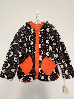 NWT FP Movement Large Elevation Jacquard Reversible Fleece Jacket Free People